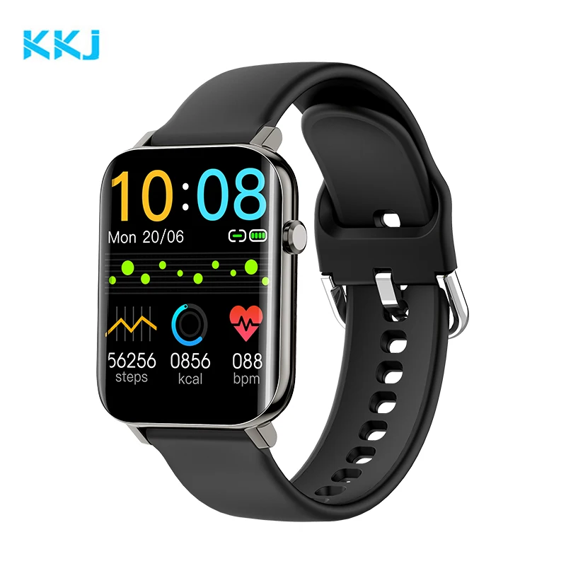 

Wholesale KKJ Smart Watch Blood Oxygen Heart rate Detection IP68 Waterproof NY15 Reloj Smartwatch 2021