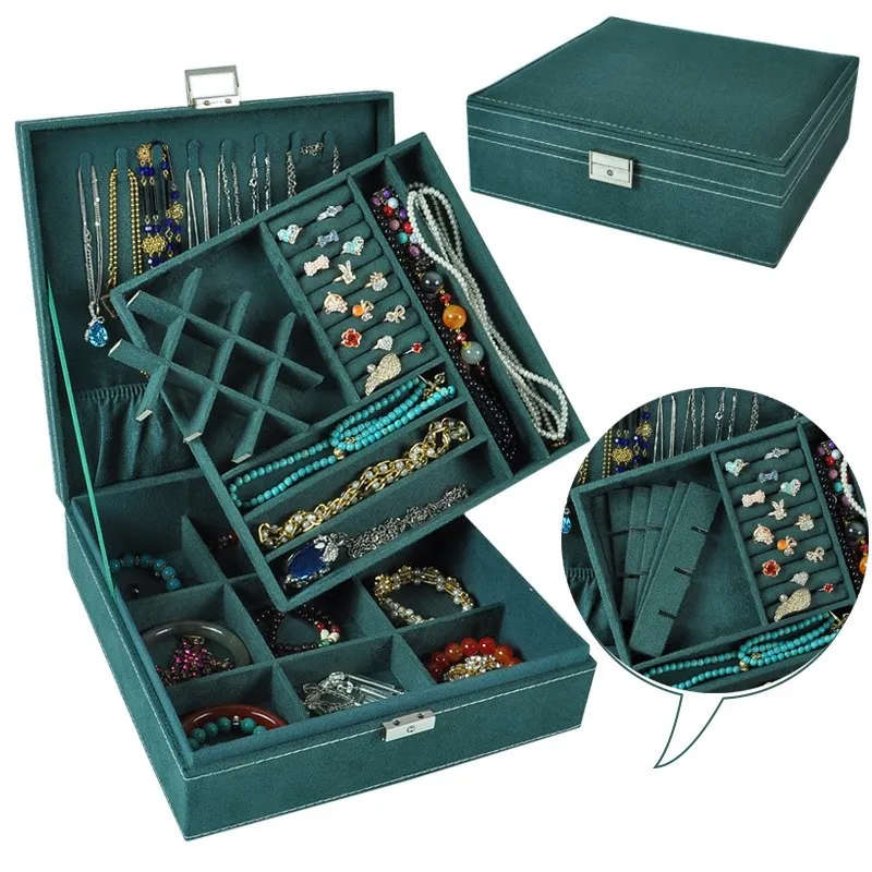 

BEAUFLY Wholesale New Design Luxury Jewelry Necklace Storage Travel Case jewelry storage case, Customized color