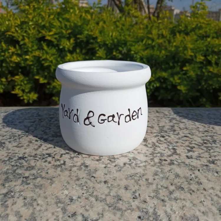 

K14 Flower Pot Macaron Outdoor Succulent Planter Macarons Flower Pots camdu color Desktop Ornaments pot, As pic