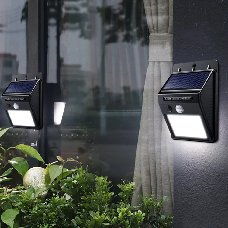 Night Light Solar Powered LED outdoor Wall Lamp PIR Motion Sensor Night Solar Light garden lighting