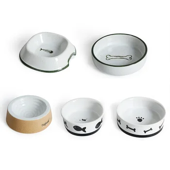 ceramic pet food bowls