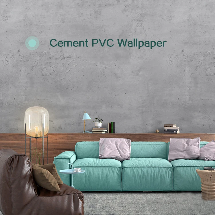 

3D Textured Peel and Stick Concrete Wallpaper Grey Cement Contact Paper for Walls Kitchen Cabinets Countertop Furniture Bedroom