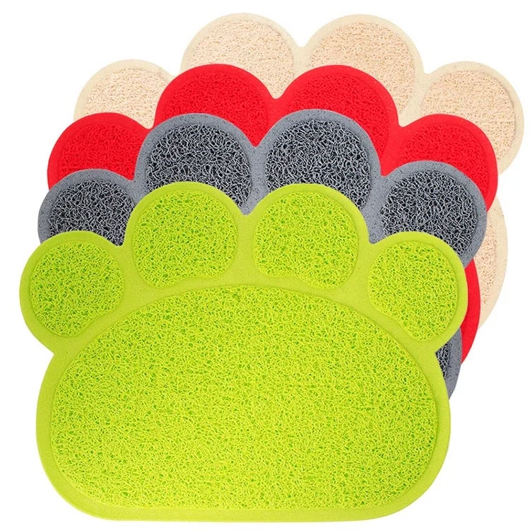 

New products easy clean customized pet cat mat cat litter box mat cat litter box mat, Multi colors