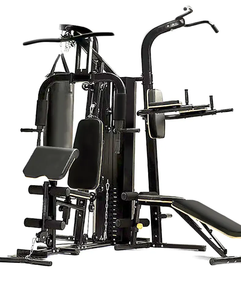 

SD-M6 Drop shipping home Gym Exercise Total Body Training System Pro Gym Station machine, Black