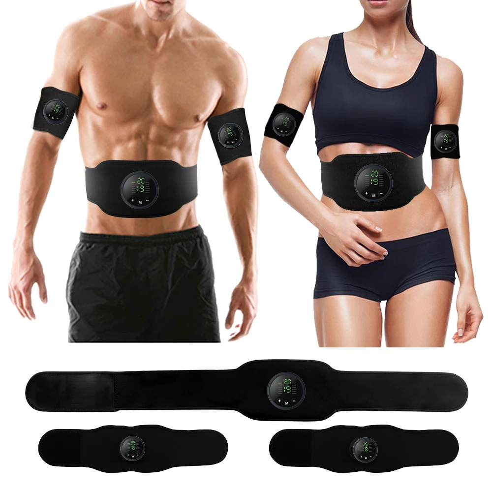 

OEM Smart Fitness Mobile Gym Abs Muscle Stimulator Electric Fat Burning Belly Ems Abdominal Waist Trainer Slimming Massage Belt