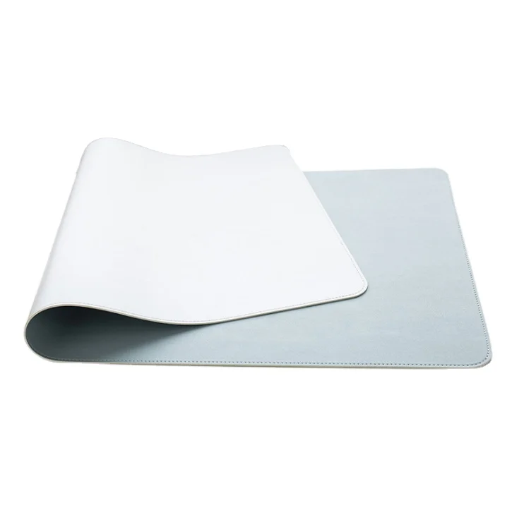 

Custom Logo Double Side Oversized desk pad writing pad waterproof leather mouse pad