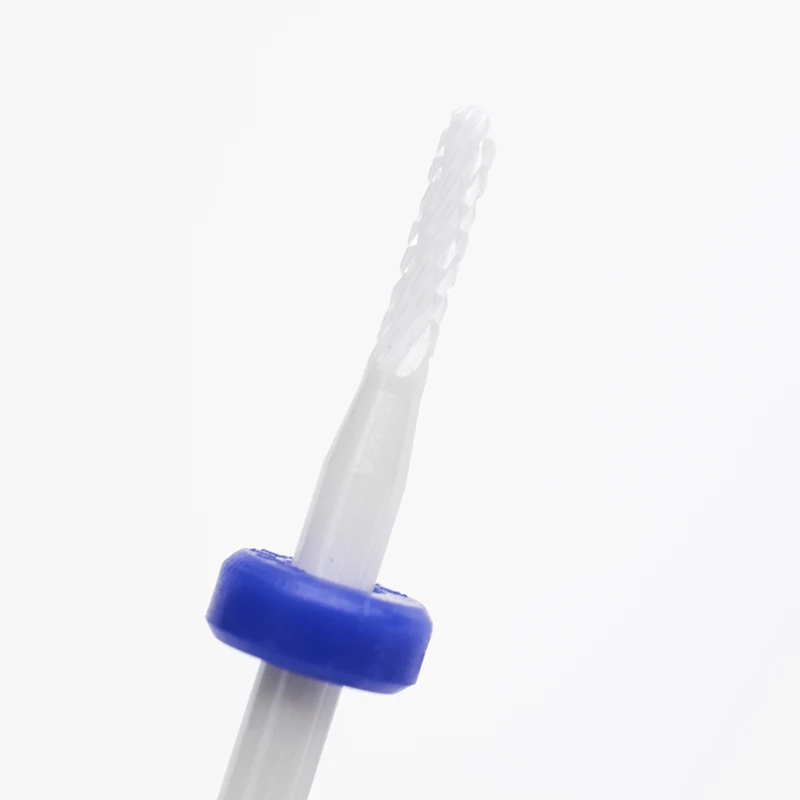 

Cuticle Round Top Bit 2 Way Ceramic Nail Drill Professional Nail Drill Bits Ceramic Nail Drill Bits, White