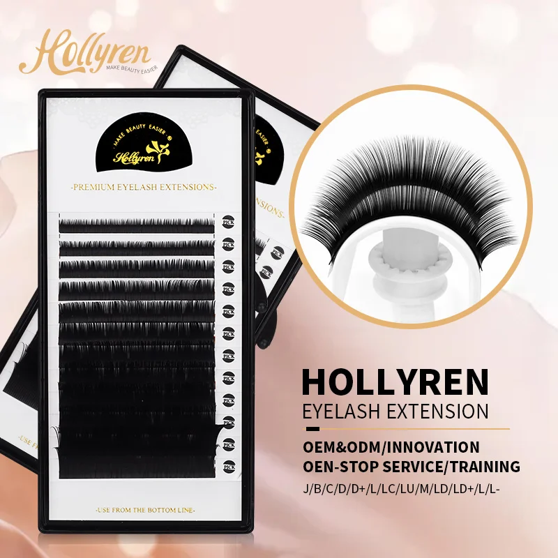 

Individual Lash C D L Curl Individual False Eyelash Extension Supply Soft Natural Look Russian Classic Individual Lash Extension