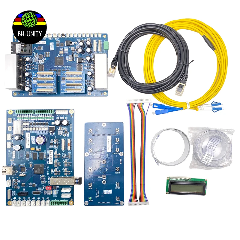 

UV Printing machine parts XP600 dx11 board set upgrade kit XP600 4heads kit for roll to roll for uv flatbed printer support XYZ