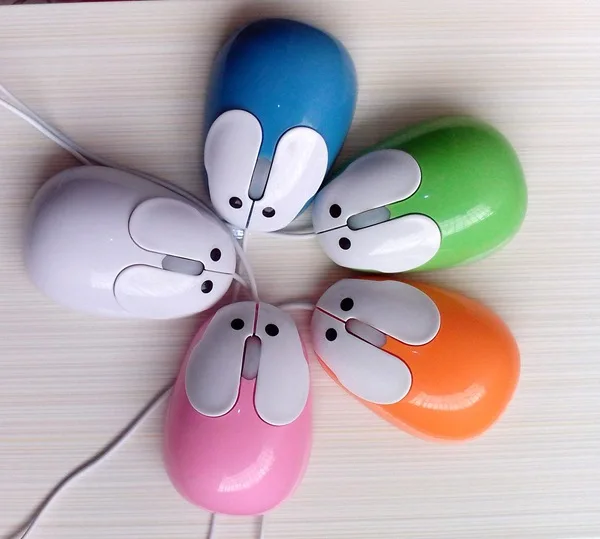 Cartoon Rabbit USB Optical Mouse Comfortable Hand Feel the hare wired Mouse 3D Gaming Lovely Animal Mouse for Desktop PC Laptops