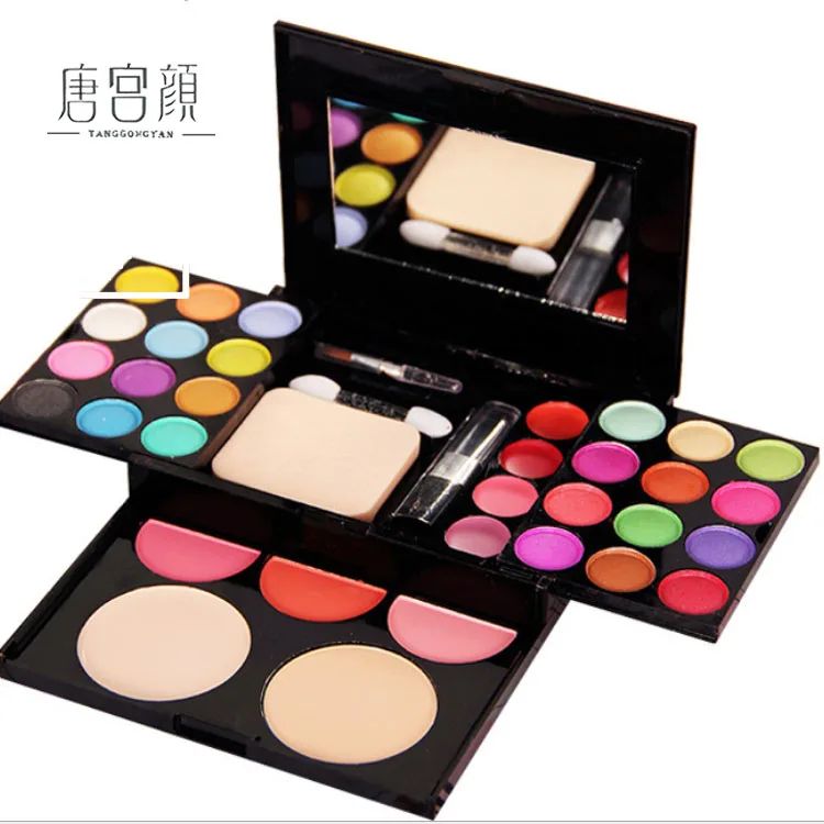 

High Quality professional eye shadow palette boxes makeup box set with make up supplier case professional beauty