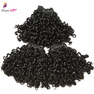 Wholesale 12A Grade One Bundle From One Single Donor Double Drawn Spring Culr Virgin Funmi Human Hair 2