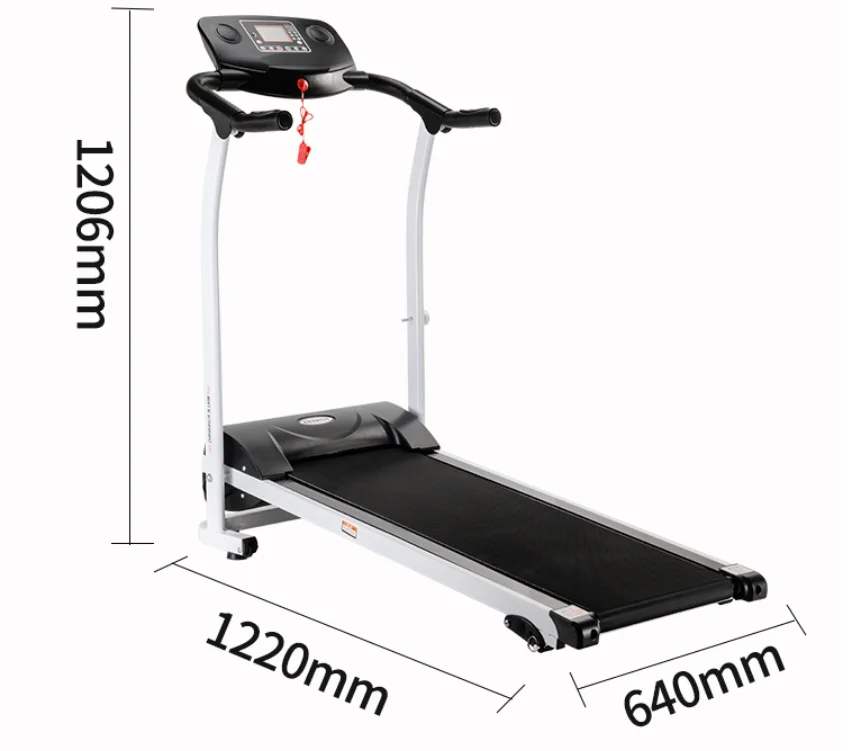 

Home Folding Treadmill Low Prices Electric Treadmill Foldable Treadmill 17" Wide Running Machine, Customized color
