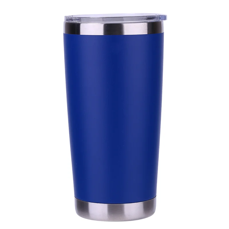 

20 oz powder coated custom logo insulated vacuum matte mug double wall stainless steel insulated thermal drinking coffee cup, Customized color