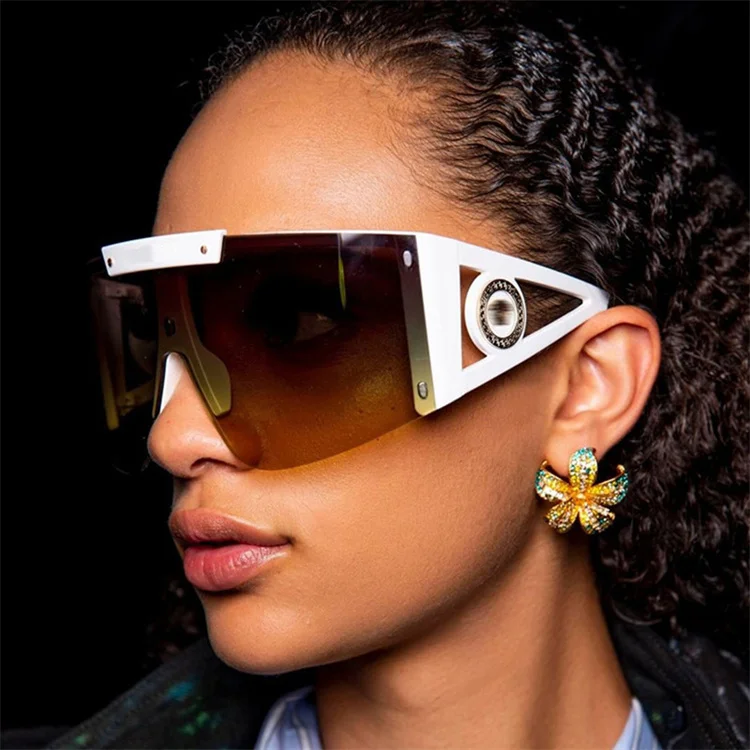 

oversized vintage square sun glasses 2020 colorful UV400 One Piece shades newest 2021 sunglasses