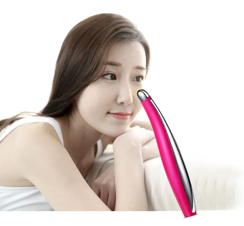 

Gubebeauty device mini stick tool stainless steel portable instrument electric facial care pen eye massager