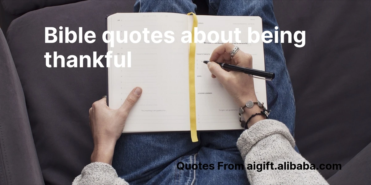 bible quotes about being thankful