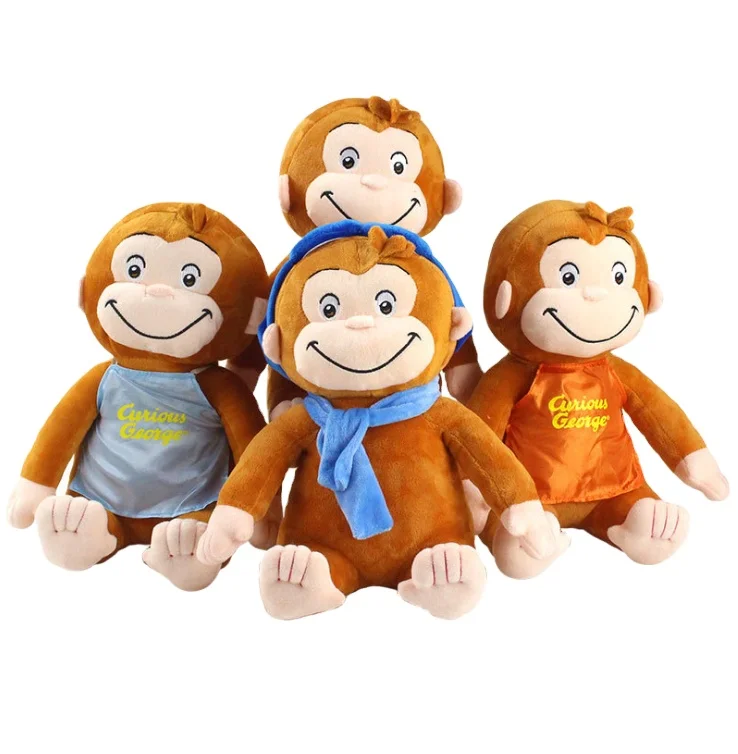 curious monkey cute stuffed toy doll