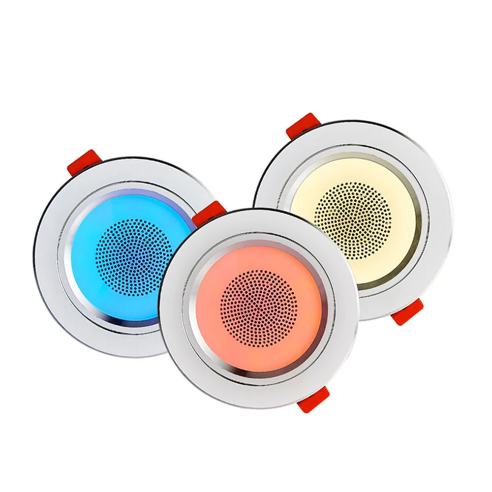 

Smart Music Lamp With Adjused Lights Intelligent Background Music Light In Ceiling Speakers