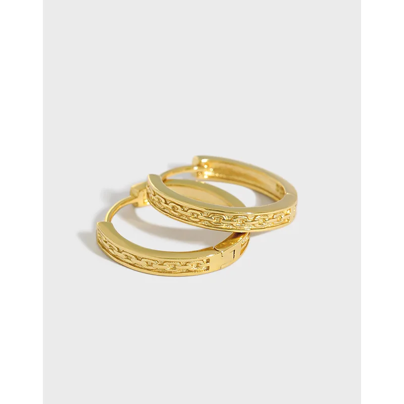 

drop shipping 925 sterling silver 18k gold plated small zircon hoop huggie earrings