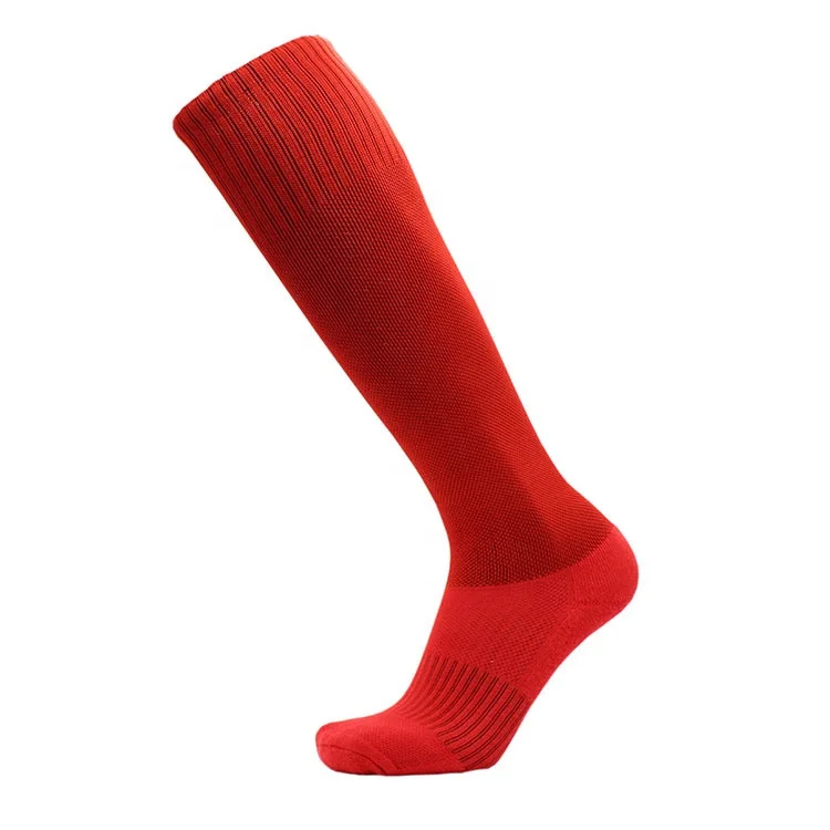 

anti slip socks football knee high socks men, Black, white, red, yellow, green