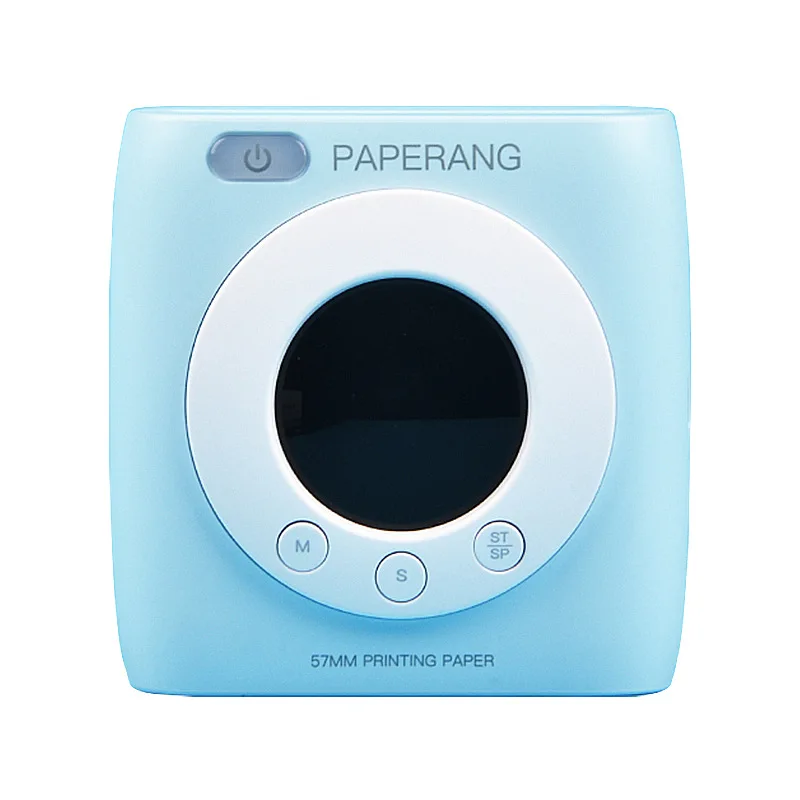 

New PAPERANG P2S P2 Mini pocket portable thermal printer handheld bluetooth receipt wireless photo printer, Pink yellow blue