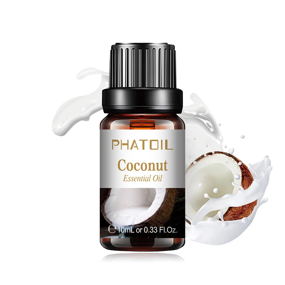 

10ML Coconut Fragrance Oil Private Label PHATOIL OEM For Candle Making Diy Perfume Aroma Diffuser