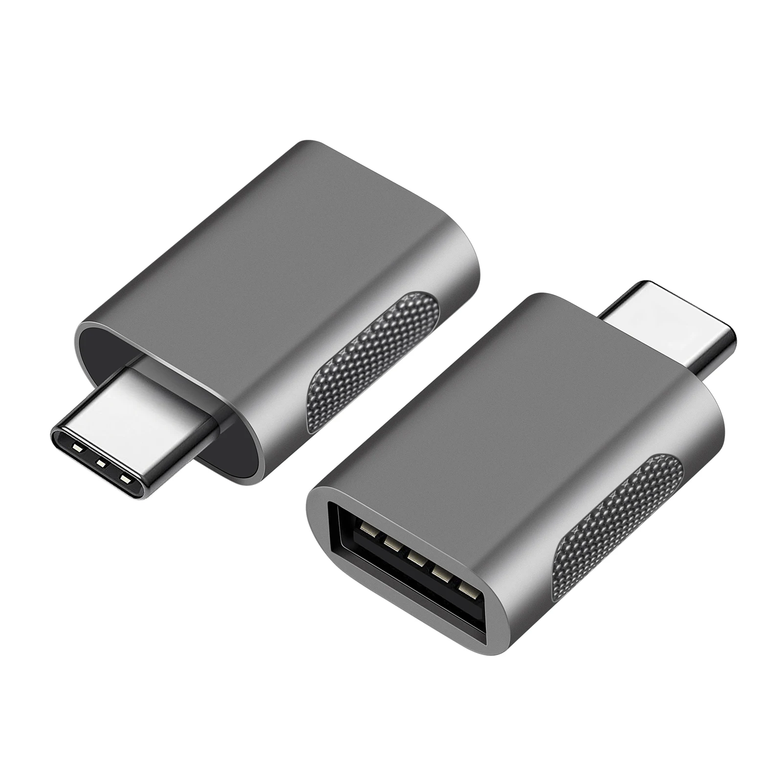 

USB 3.0 adapter hot sale OTG connector type C male to USB A computer adapter, Grey/silver/champagne glod/gold