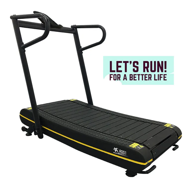 

Wholesale New Arrival Trademill Running Machine Curved Treadmill for Home use gym fitness, Black/optional