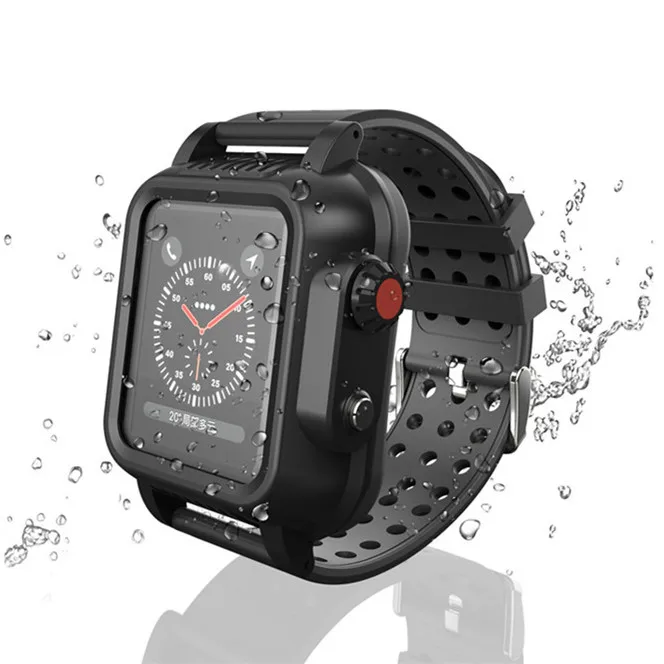 

38mm 44mm tpu full protection for iwatch cover ip65 waterproof shockproof rugged case for Apple watch series 3