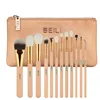 BEILI Pro fashional pink rose gold makeup brush set makeup brushes free samples bag private label set brochas amazon