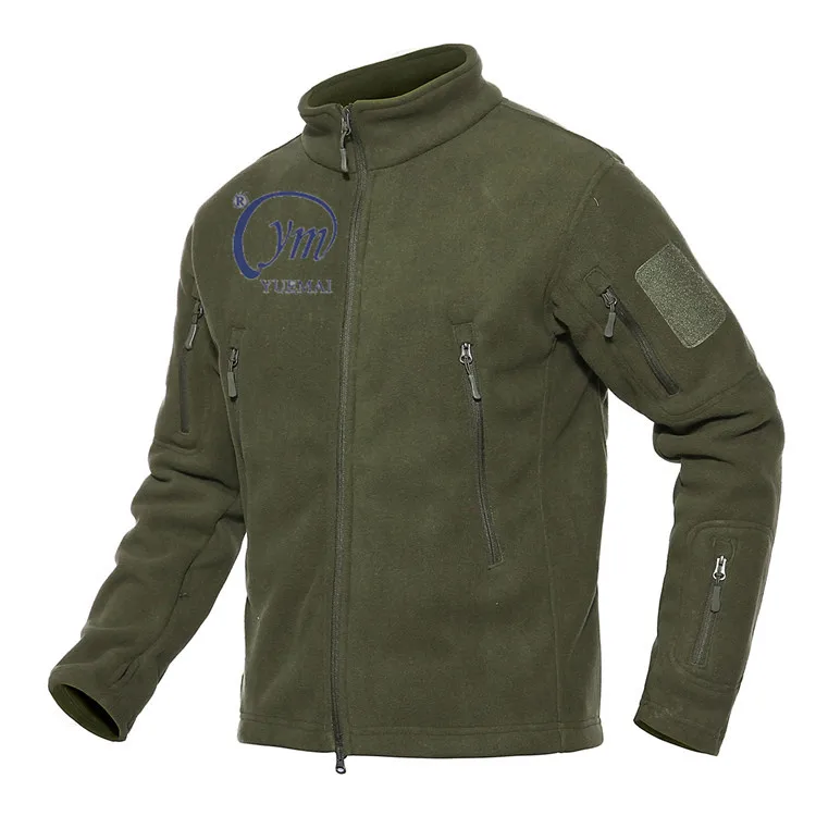 

Wholesale Comfortable Men's Military Tactical Fleece Coat Warm Jacket For Outdoor, Black,green,khkai,