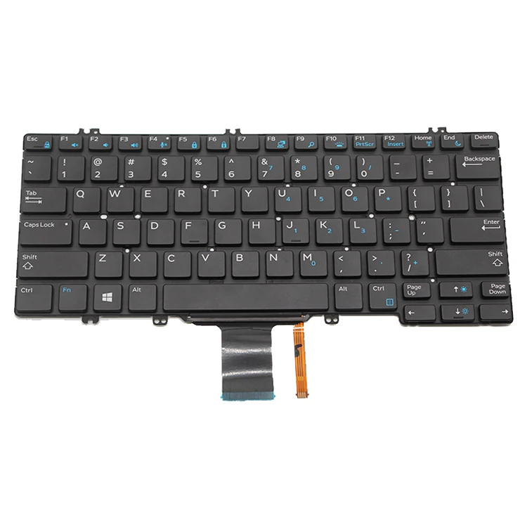 

HHT US Laptop keyboard For Dell Latitude 5280/5288/5289/5290 with backlit