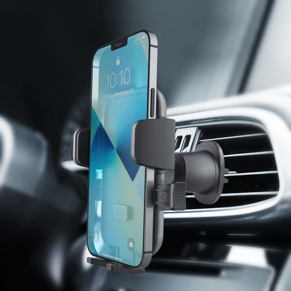 

Upgrade bracket auto telefoon houder soporte de celular 360 degree rotatable cellphone mount one touch air vent car phone holder