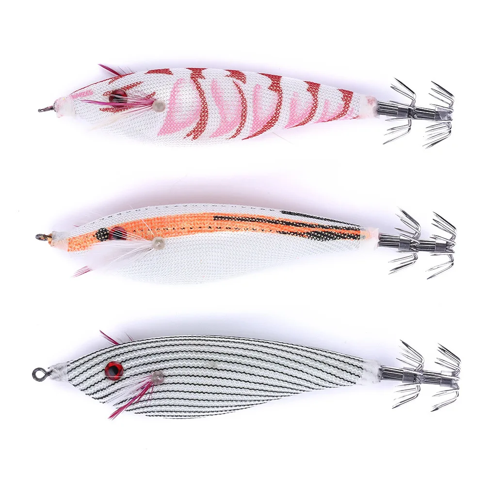 

Top Right 9g 100mm Fh209 Artificial Squid Jigs Fishing Lures Tackles Baits Luminous Squid Jig Hook, As the picture shows