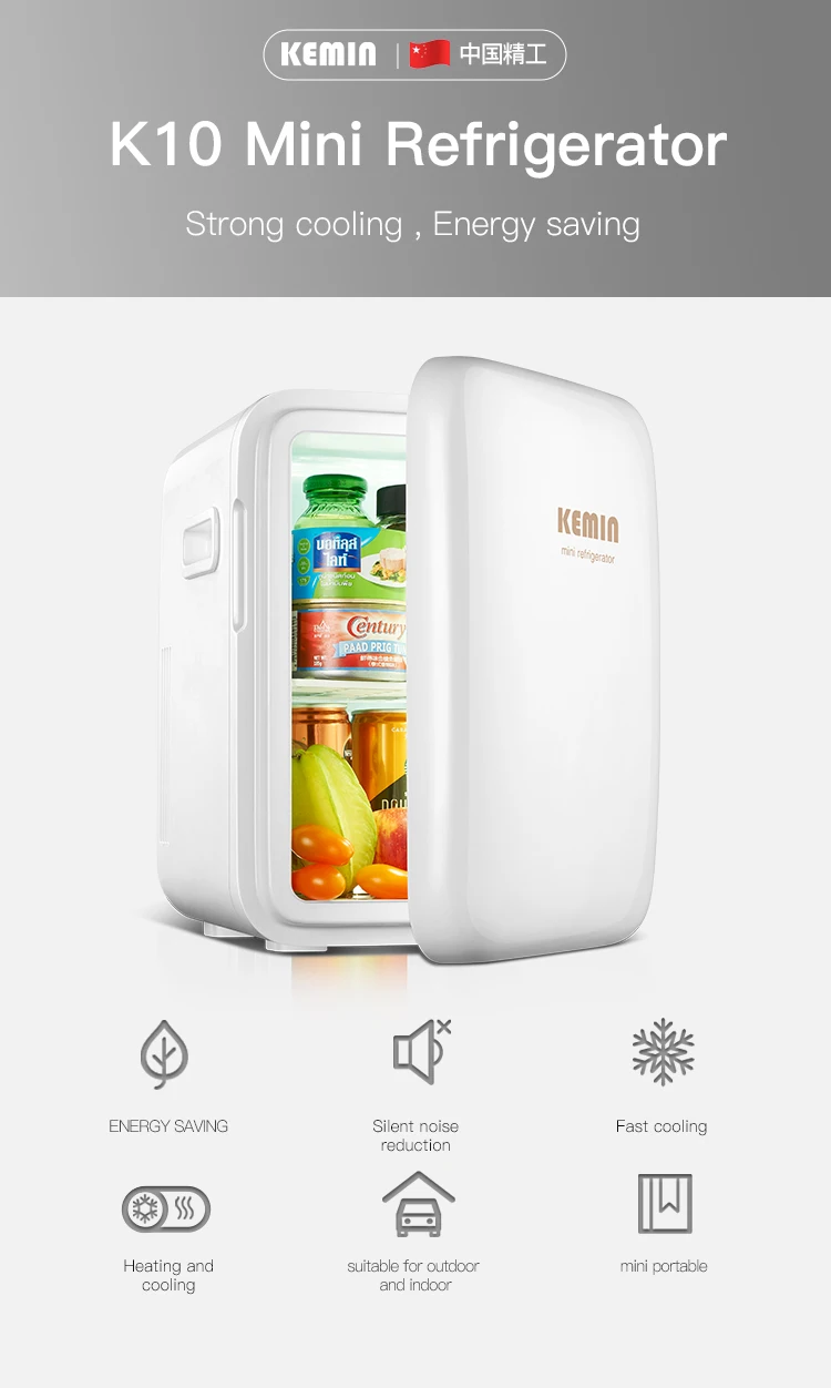 Mini Fridge For Skincare 10 Liter Compact Mini Refrigerator Perfect