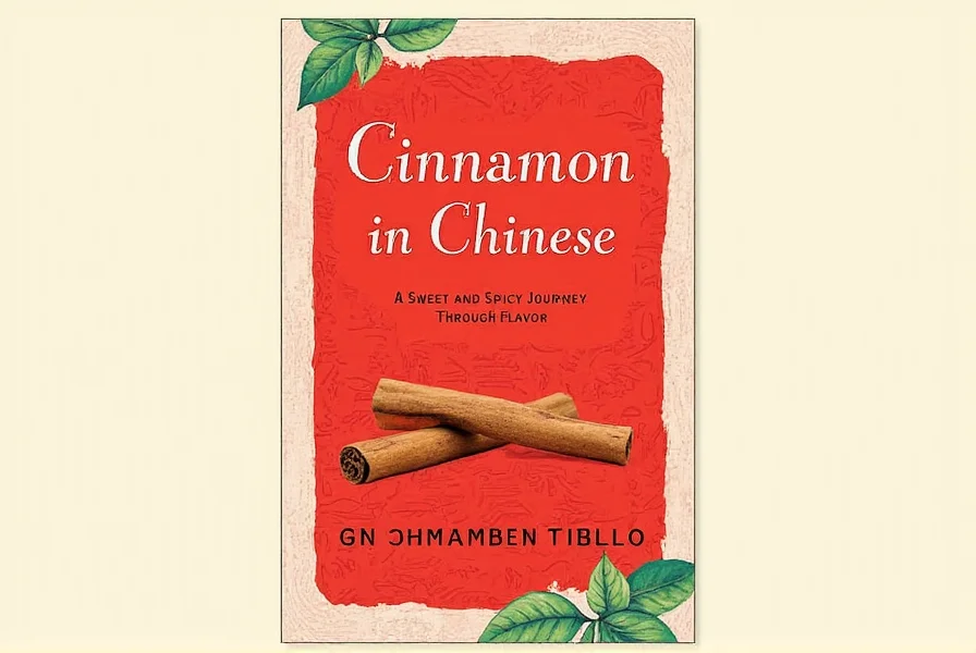 Cinnamon in Chinese