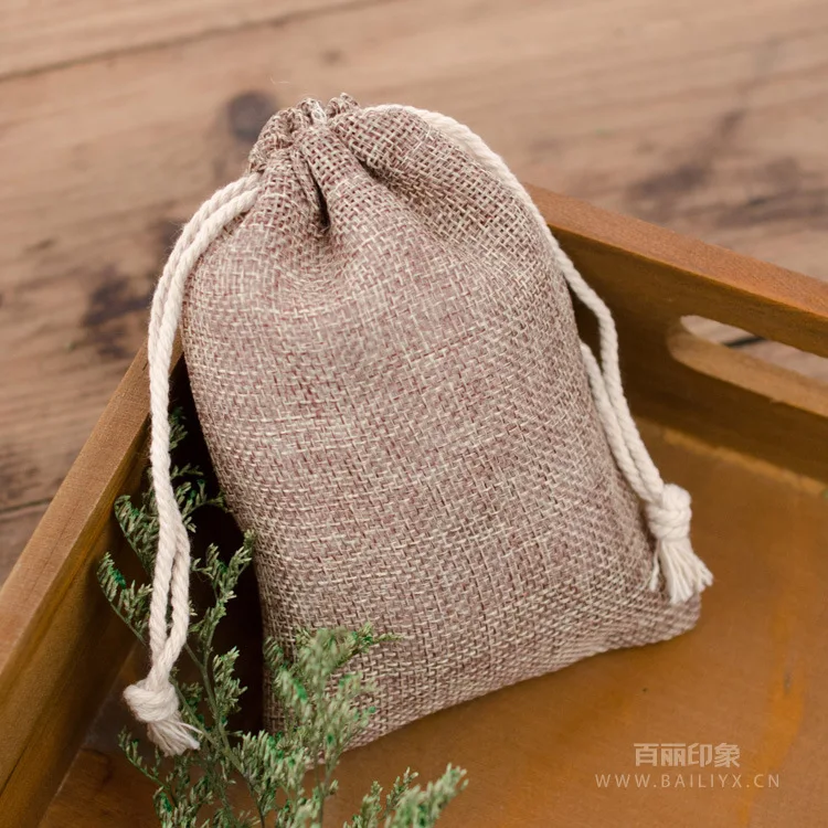 Download Customized High Quality Jute Hessian Drawstring Gunny Sack ...