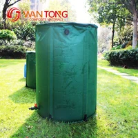 

250L Garden Plastic Water Storage Tank Saving Water Portable Collapsible Rain Barrel