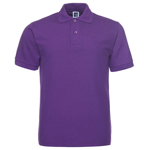 Custom Designed Men's Golf Polo T Shirts Short Length Plain White with Black Embroidered Prints Made of Cotton Polyester Fabric