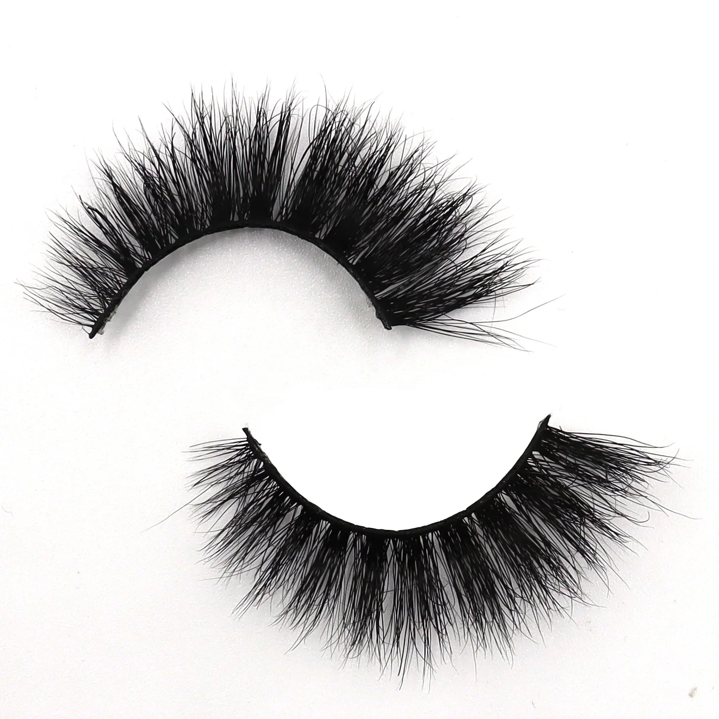 

Manufacture Private Label Clear Band Lashes Custom Own Brand Luxury Lash Packaging Box 25mm 3d Mink Eyelashes Vendor