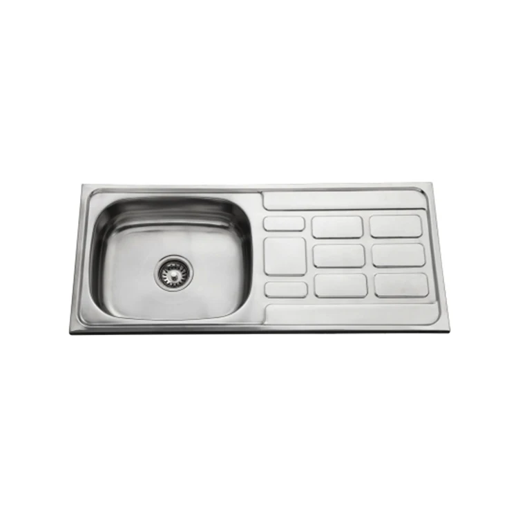 
Modern kitchen single sinks with drainboard  (62326001041)