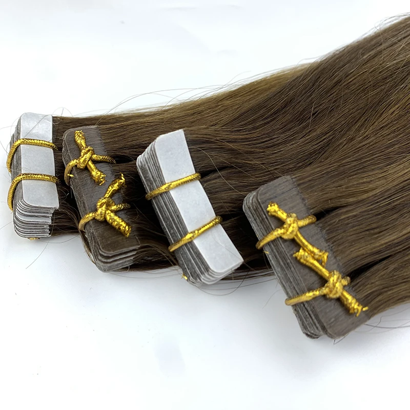 

Hot Sale Whole Sale Tape In Hair Extensions Factory Selling Tape In Hair Extensions 100% Human Hair