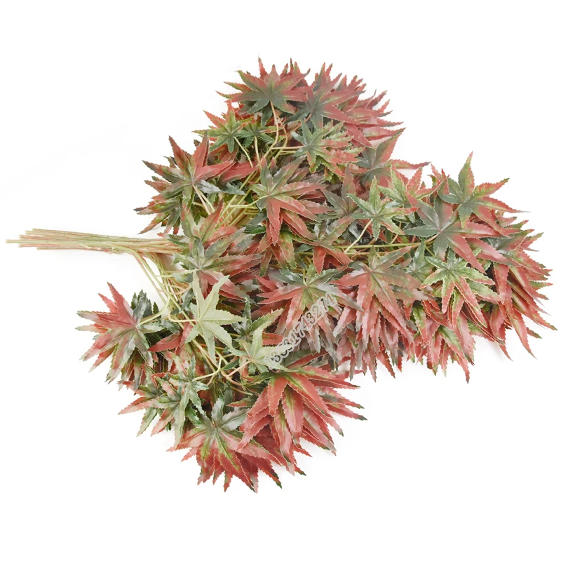 Factory Wholesale Plastic Plant Maple Tree Branches Artificial Maple