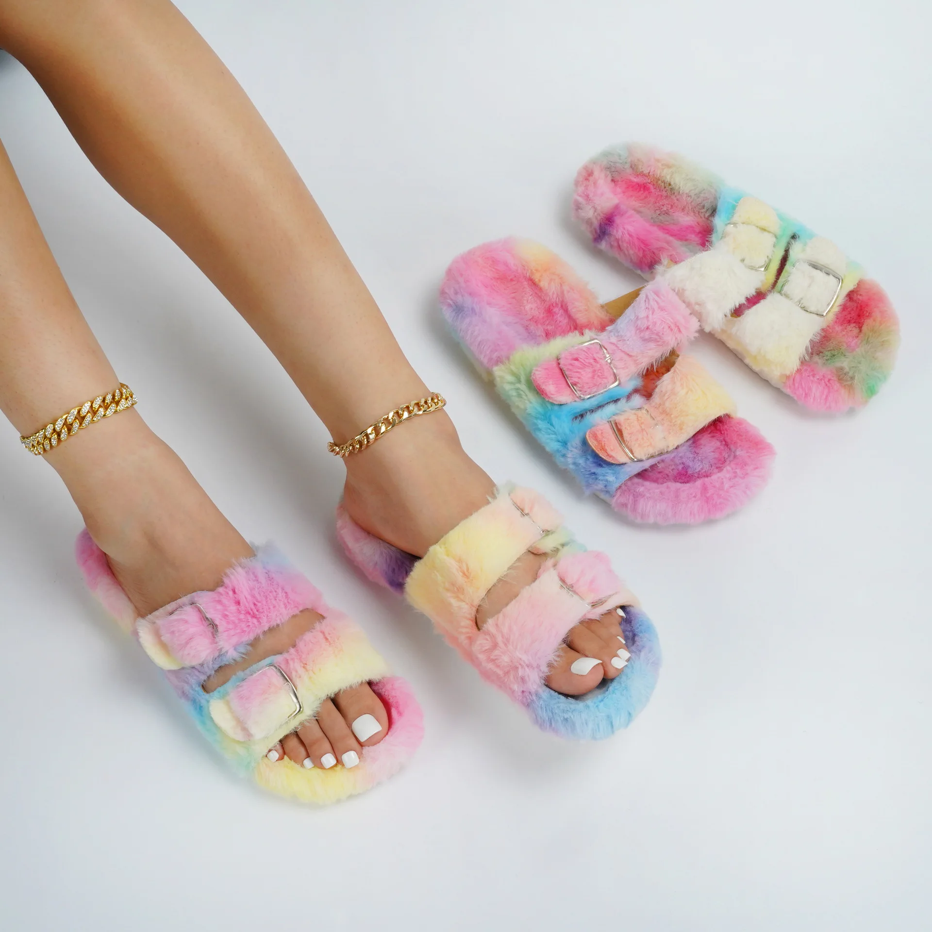 

Outdoor And Indoor Home House Female Flat Slides Women Slippers Women Sandals