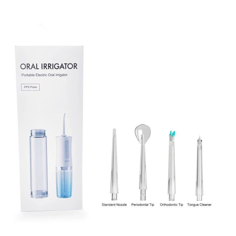 

Treatment for bad breath portable electric oral irrigators large tank teeth cleaning electric Cordless water irrigator oral, Green or customized color