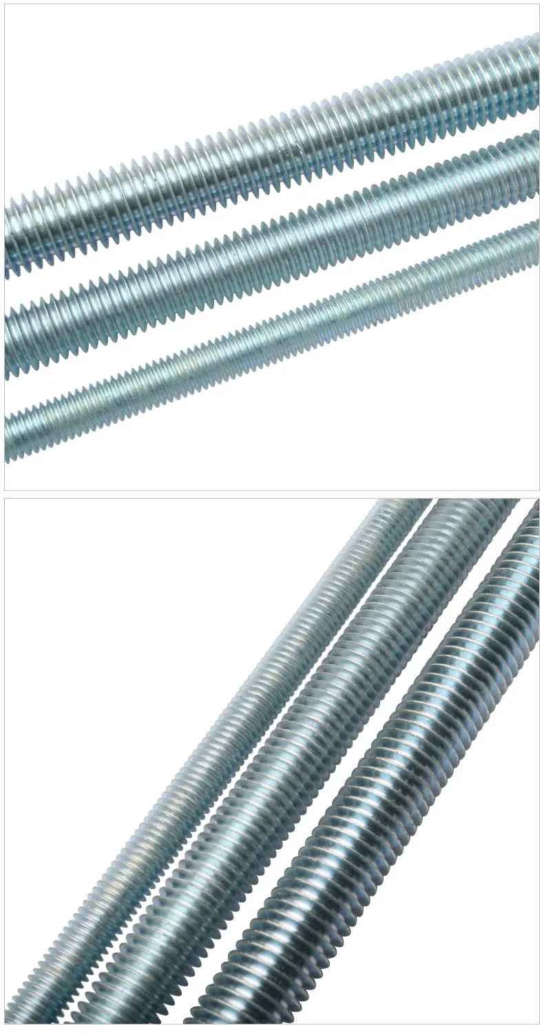 M10 M24 With 3 Meters Length Galvanized Steel Threaded Rod Buy Mild