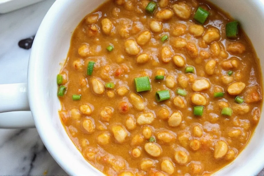Stir-fry dish with peanut sauce