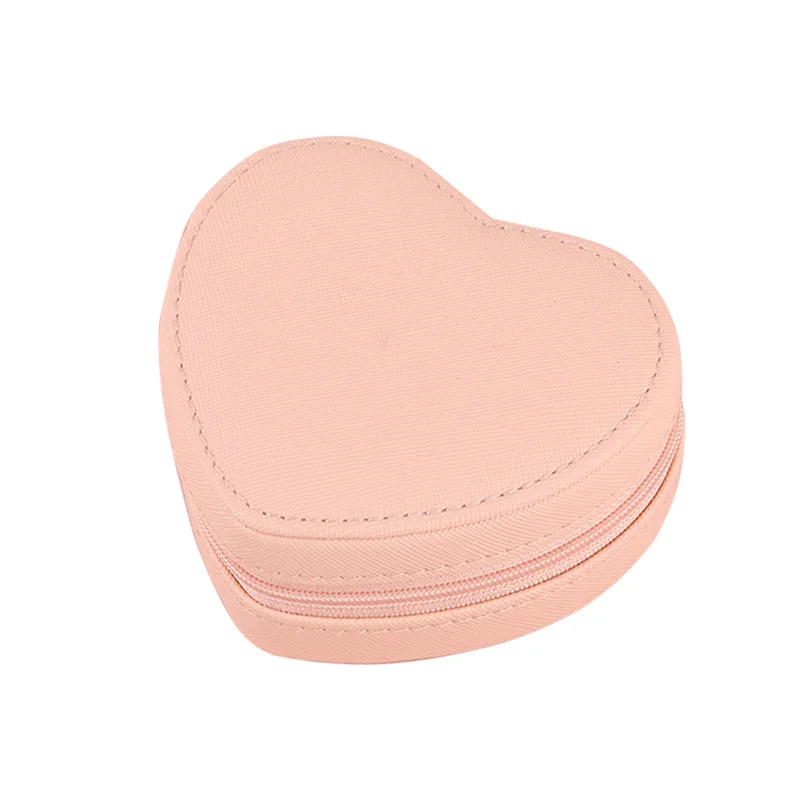 

Ins Leather Jewelry Box Wedding Travel Jewelry Box Heart Shaped Jewelry Box