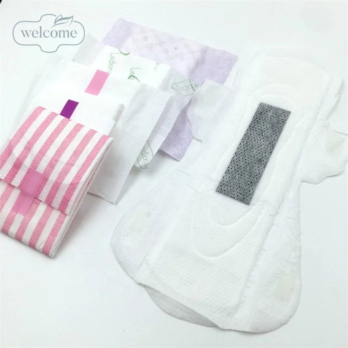 

Biodegradable Premium Walmart Eco Friendly Packaging Wholesale Sanitary Napkin Pad Sanitary Pad Women